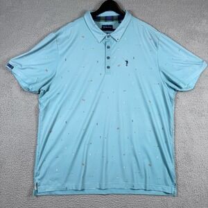 William Murray‎ Polo Size XXL Green Not Playing Around Performance Stretch Golf